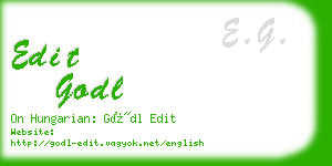 edit godl business card